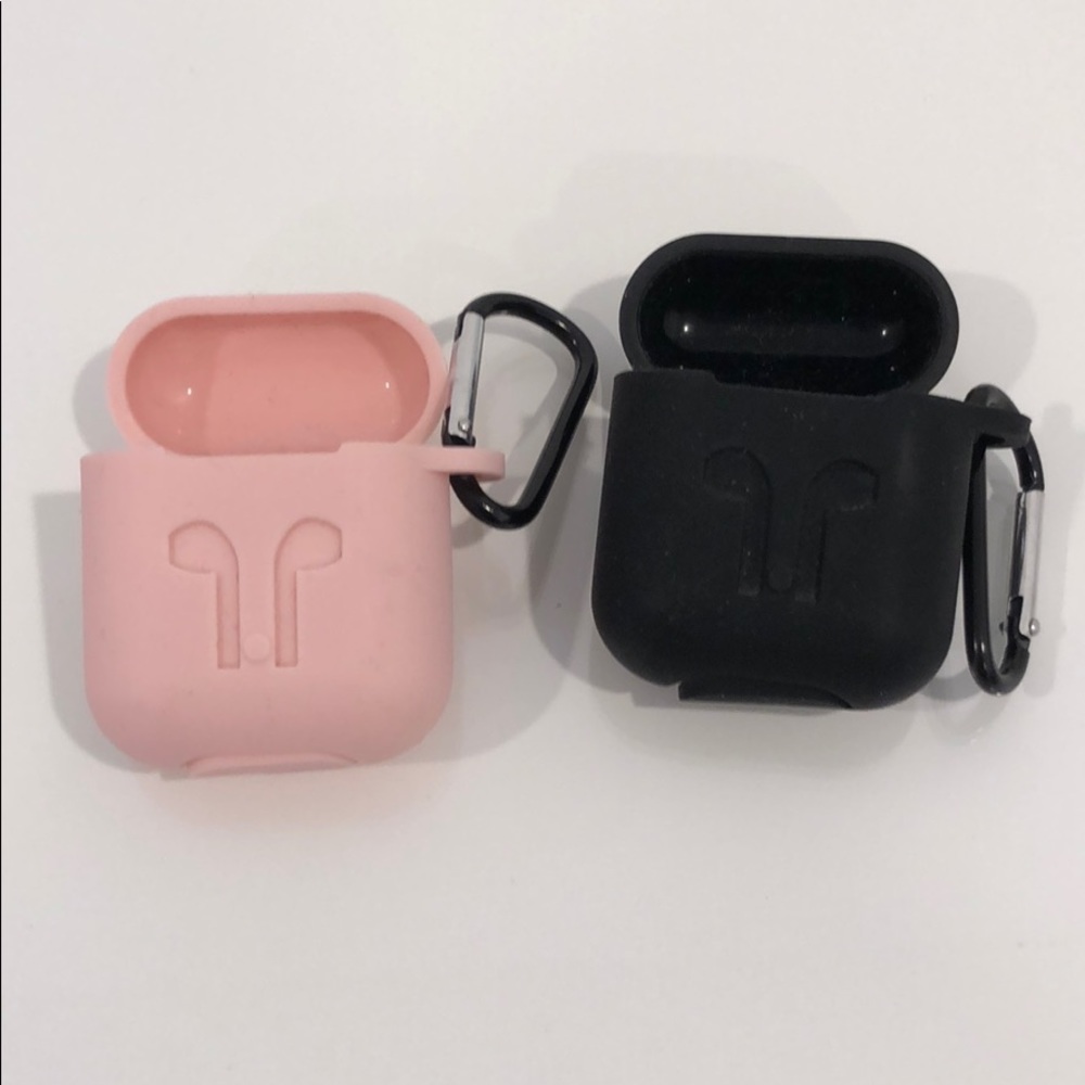 AirPod Cases: Pink, Black